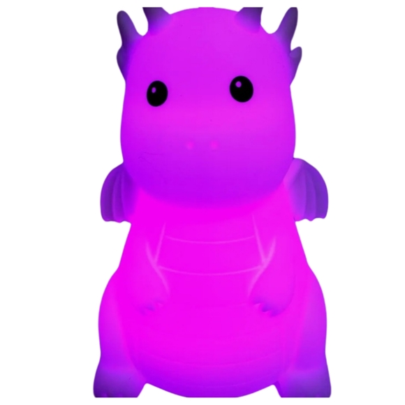 Squish Dragon Color Changing Night Light - Picture 8 of 12